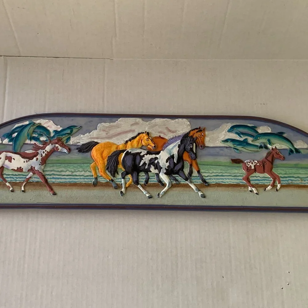 Kenyield 3D Horse Wall Plaque 26